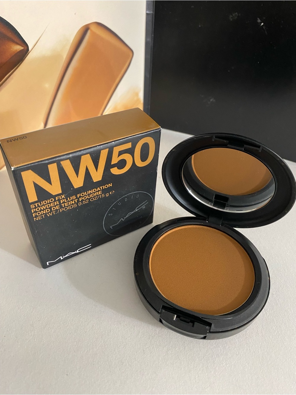NW50~ MAC Studio Fix Powder Plus Foundation, 0.52 OZ, Original / Old Formula